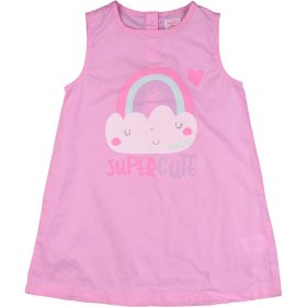 Mintás rózsaszín ruha (86) baba