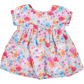 F&F Színesvirágos ruha (80) baba