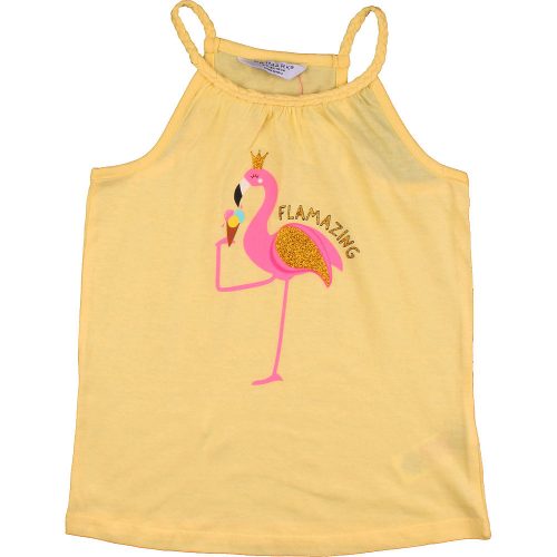 Primark Flamingós sárga felső (116) kislány