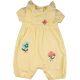 Nutmeg Hímzett sárga playsuit (98) kislány