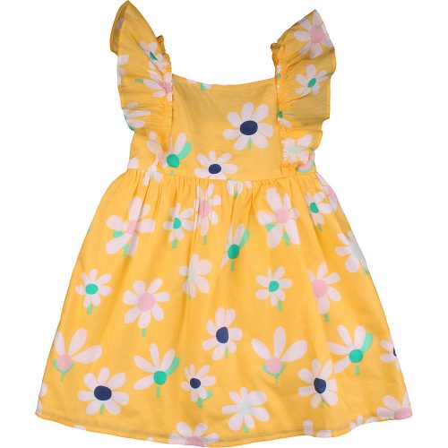 Marks&Spencer Virágos sárga ruha (104) kislány