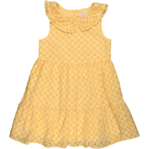 F&F Madeirás sárga ruha (122) kislány