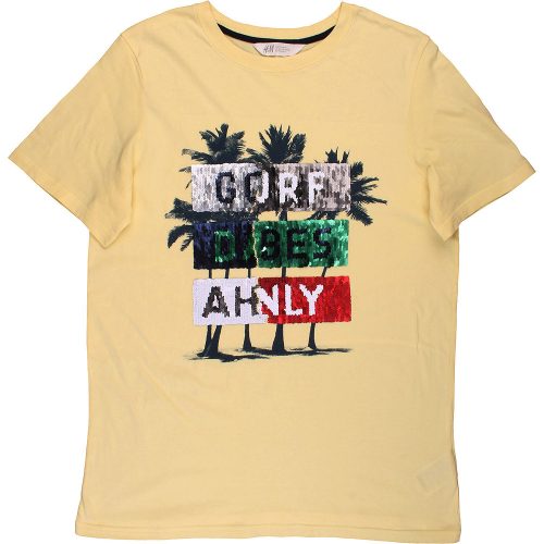 H&M Átfordítható flitteres póló (170) kamasz fiú