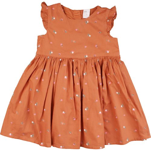 H&M Virágos barna ruha (92) kislány
