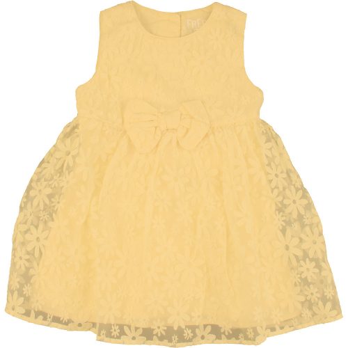 F&F Virágos sárga ruha (86) baba