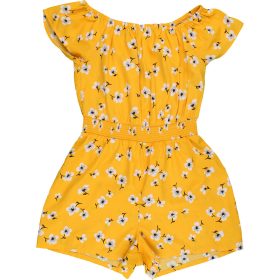 New Look Virágos sárga playsuit (140) lány