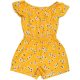 New Look Virágos sárga playsuit (140) lány