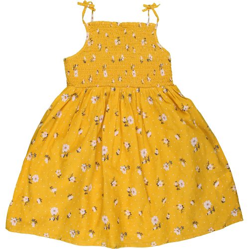 Primark Virágos sárga ruha (116) kislány