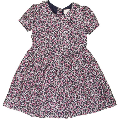 Rózsaszínvirágos ruha (122) kislány