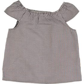 FF kockás felső (110) kislány