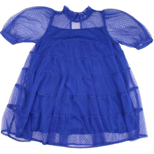 Next Pöttyös kék ruha (116) kislány