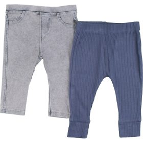 Szürke-kék melegítőnadrág szett (68) baba