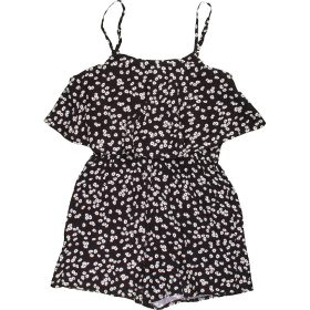 New Look Virágos fekete playsuit (140) lány