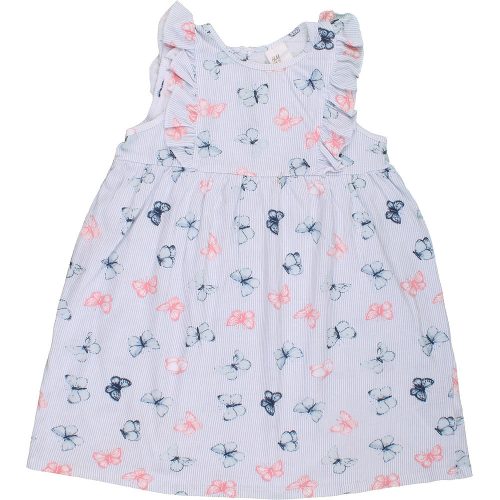 H&M Pillangós-csíkos ruha (98) kislány