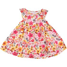 F&F Színesvirágos ruha (62) baba