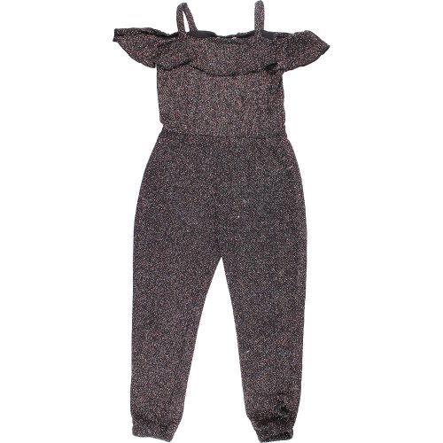 Primark Csillogó fekete jumpsuit (134) lány