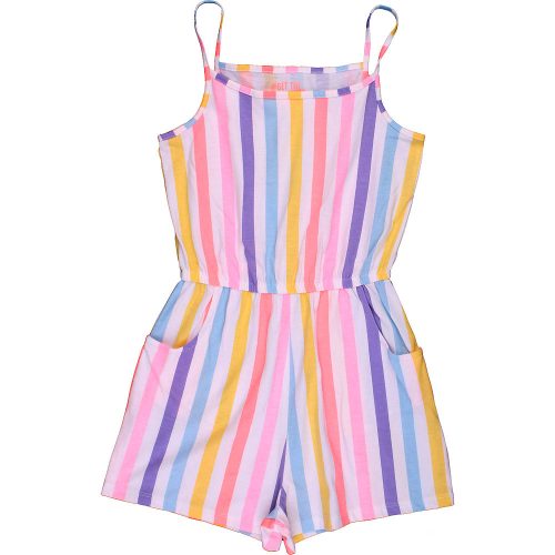 F&F Színescsíkos playsuit (146) lány