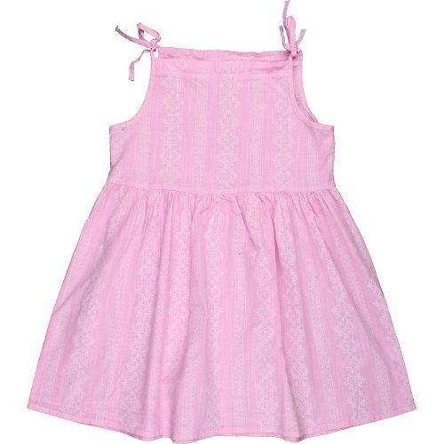 Mintás rózsaszín ruha (116) kislány