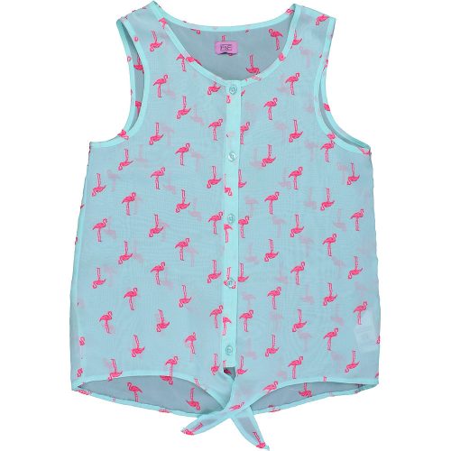 F&F Flamingós sifon felső (140) lány