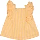 F&F Sárgakockás felső (68) baba