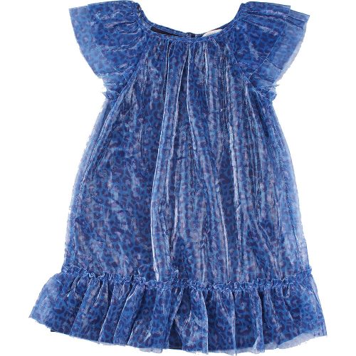 Monsoon Mintás kék ruha (110) kislány