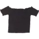Primark Gyűrt fekete felső (104) kislány