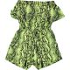 Pep&Co Mintás zöld playsuit (36)  női