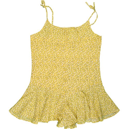 Virágos sárga playsuit (152) lány