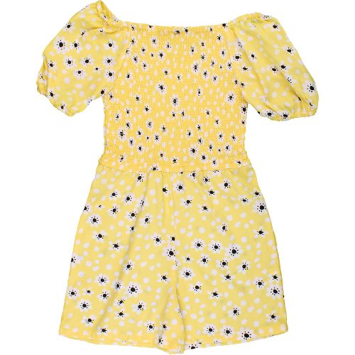 Pep&Co Virágos sárga playsuit (134) lány