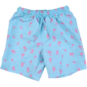 Primark Pálmafás kék fürdőnadrág (116) kisfiú