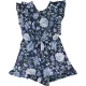 Matalan Kékvirágos playsuit (128) kislány