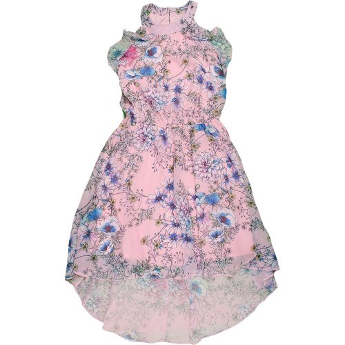 TU Virágos rózsaszín ruha (140) lány