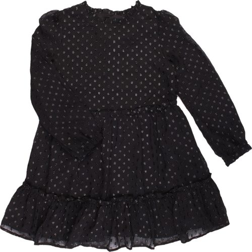 Primark Pöttyös fekete ruha (128) kislány