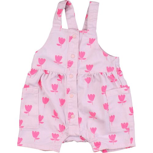 Marks&Spencer Virágos rózsaszín farmer rövidnadrág (62) baba