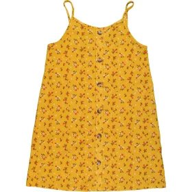 Primark Virágos sárga ruha (134) lány