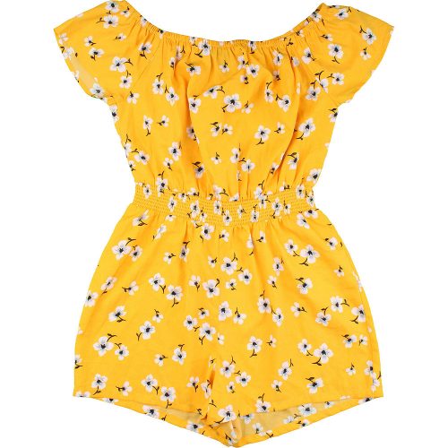 New Look Virágos sárga playsuit (146) lány