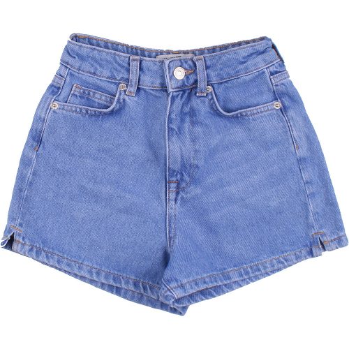 New Look Ezüstgombos farmershort (140) lány