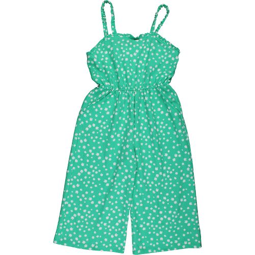 Primark Virágos zöld jumpsuit (134) lány