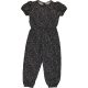 Primark Mintás fekete jumpsuit (116) kislány