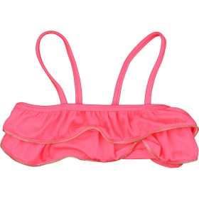 Fodros korall bikinifelső (98) kislány