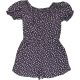 Next Virágos kék playsuit (110) kislány