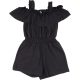 River Island Fodros fekete playsuit (116) kislány