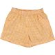 F&F Sárgakockás short (116) kislány