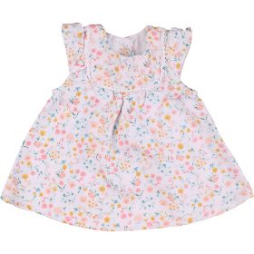Nutmeg Virágos fehér ruha (50) baba