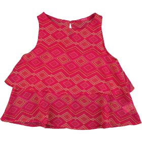 Young Dimension Mintás fukszia felső (104) kislány