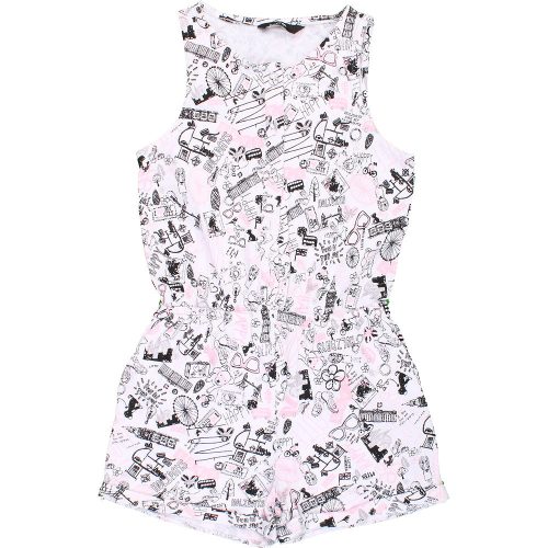 George Szürke-puncsmintás playsuit (122) kislány