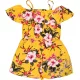 Miss E-vie Virágos sárga playsuit (152) lány