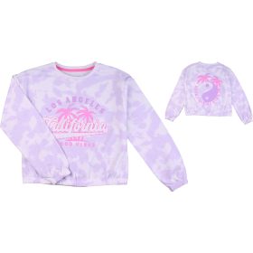 Lilamintás pulóver (140) lány