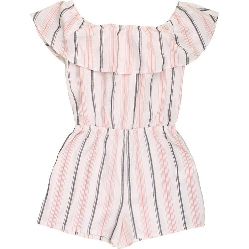 New Look Csíkos vászon playsuit (152) lány