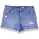 F&F Csipkés farmershort (146) lány